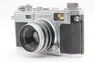 【訳あり品】 Condor Delter 4.5cm F2.8 レンジファインダー カメラ C4121