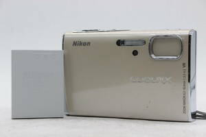 【返品保証】 ニコン Nikon Coolpix S50 ベージュ Zoom Nikkor 6.3-18.9mm F3.3-4.2 バッテリー付き コンパクトデジタルカメラ C4965
