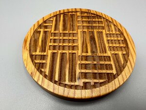  shop . Japanese cedar peace pattern Coaster free shipping 