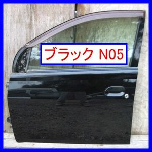 8378 へこみなし!! ミラアヴィ L250S 左フロントドア N05 黒 助手席ドア 左前ドア ブラック L260S アビー 中古