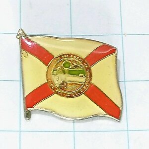送料無料)フロリダ州旗 アメリカ 輸入 アンティーク PINS ピンズ ピンバッジ A15995