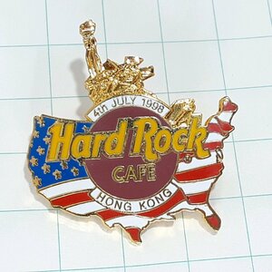 送料無料)Hard Rock Cafe 星条旗 自由の女神 ハードロックカフェ ピンバッジ PINS ブローチ ピンズ A16195