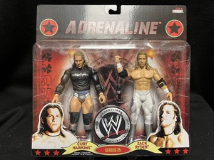 JAKKS：WWE ADRENALINE SERIES 35 カート・ホーキンス＜B・マイヤーズ＞＆ザック・ライダー＜M・カルドナ＞ （未開封品）