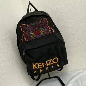 KENZO ケンゾー リュック バックパック タイガー　ブラック　no.46