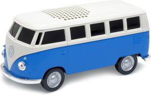 未使用　Autodrive(オートドライブ) Bluetooth Speaker(ブルートゥーススピーカー) VW Bus(フォルクスワーゲンバス) ブルー