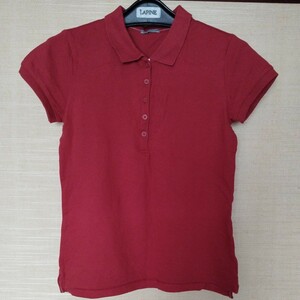 [2305][ usage 1~2 times / beautiful goods ] lady's *GU polo-shirt with short sleeves M size 