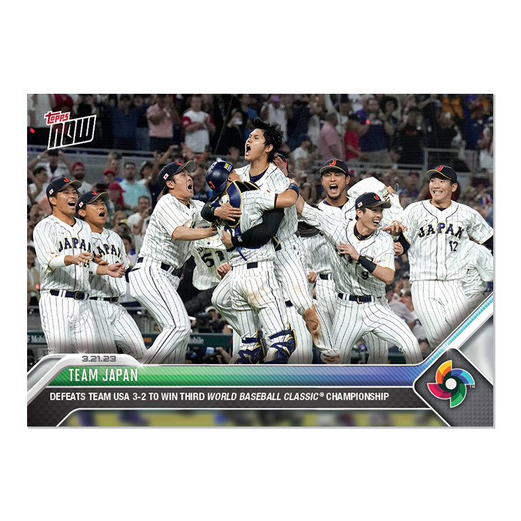 topps NOW WBC 侍ジャパン 決勝 優勝決定 ブルーパラレル 49枚-