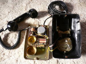  dial type black telephone 600-A2 Japan electro- confidence telephone corporation 1965 year ( Showa era 35 year ) made 