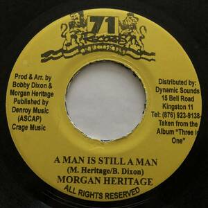 ☆試聴 / MORGAN HERITAGE / A MAN IS STILL A MAN /71Records/Reggae/Dancehall/'02/big hit !!/7inch/813