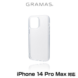 iPhone14 Pro Max 背面カバー シェル型 GRAMAS COLORS Glassty ガラスハイブリッドケース for iPhone 14 Pro Max ワイヤレス充電対応