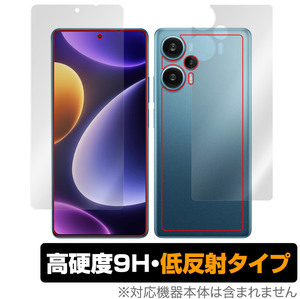 Xiaomi Redmi Note 12 Turbo 表面 背面 フィルム セット OverLay 9H Plus シャオミー スマホ レドミ ノート 12 Turbo 9H 高硬度 反射防止