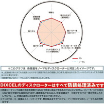 DIXCEL PDディスクローターR用 GX71マークII クレスタ チェイサー 1G-GTEU用 85/10～88/8_画像3
