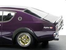 IG 1846 1/18 Nissan Skyline 2000 GT-R (KPGC110) Purple イグニッションモデル スカイライン ケンメリ テクノファントム _画像7