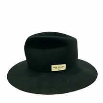 美品 RUDE GALLERY THE HAT BWOY CLUB FELT HAT TYPE-2 ルードギャラリー ワイドブリム 中折れウールハット フェルト ハット 4 日本製 _画像2