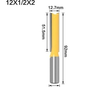 Mz310★お得な2本セット★Tスロットタイプ12ｍｍシャンク木工用ルータービット2本★12×1/2×2＆12×1/2×3★フライスカッター★セット販売の画像4