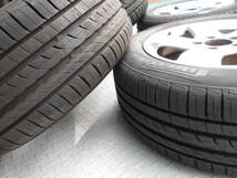 ★送料無料★ ベンツ純正 16インチAW PIRELLI サマータイヤ 4本セット 225/55R16 A2114011502 W211 Eクラス 7.5J 5穴 PCD112 +42 ピレリ_画像4