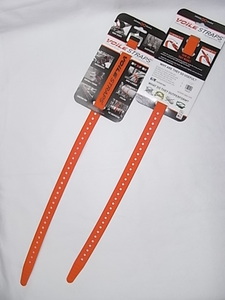 超大人気あると便利!!新品 23 Voile Strap Aluminum Buckle 20inch Orange / ボレー ストラップ アルミバックル 51cm オレンジ 2本セット