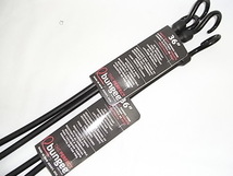 超大人気!!送料込み!!モチヅキ正規品新品未使用 bungee イージーストレッチコード 36インチ BLACK / 約90cm / 2本セット_画像4