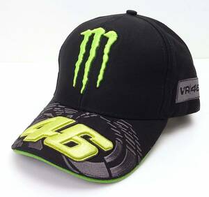 VR46 MONSTER ENERGY モンスターエナジー バイザー46ロゴ ドライバーキャップ【並行輸入品】