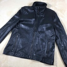 Liugoo Leathers リューグーレザーズ ライダース ジャケット シングル 革ジャン 羊革 メンズ 大きいサイズ 3L_画像3