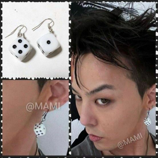 ★ サイコロピアス ★ BIGBANG G-DRAGON ジヨン ダイスピアス