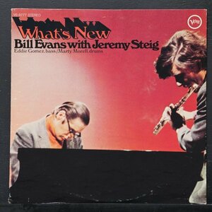 【米オリジナル】BILL EVANS 黒Tラベル WHAT'S NEW ビルエヴァンス VERVE 名盤 JEREMY STEIG