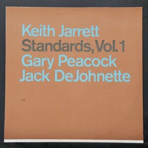 【独オリジナル】KEITH JARRETT 美品 STANDARDS, VOL.1 キースジャレット ECM ピアノトリオ名盤 GARY PEACOCK / JACK DeJOHNETTEの画像1