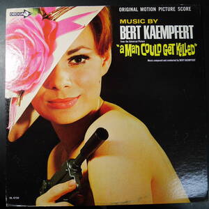 アナログ ●SOUNDTRACK～A MAN COULD GET KILLED MUSIC by BERT KAEMPFERT ～US DECCA DL4750 MONO ORIGINAL