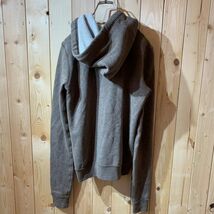 [KWT3618] abercrombie フード付きジップパーカー レディース グレージュ XL 60_画像4