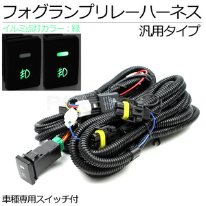 ダイハツ フォグ 配線 トール M900S/910S リレーハーネス フォグランプ LED スイッチ 付 H8 H11 H16 /28-46