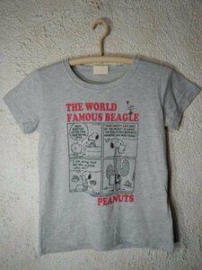 to6142　PEANUTS　ピーナッツ　半袖　tシャツ　スヌーピー　4コマ　デザイン　人気　送料格安