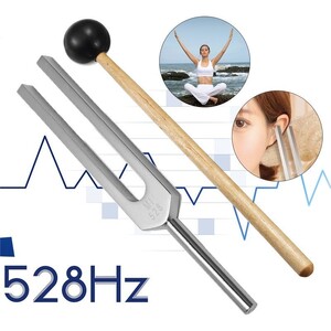 Настройка вика Ona Tuner 528 Гц Тунер Mallet Set Healing Meditation Расслабление 528 Цвет Серебряный Серебряный общенациональный