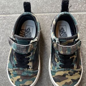 VANS ヴァンズ OLD SKOOL オールドスクール 17cm V36CJ MIL CAMO