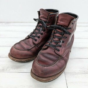 REDWING レッドウイング 9010 BECKMAN MOC TOE BOOTS ベックマン モックトゥ ブーツ ブラックチェリー 9.5 D 27.5cm ※ソール劣化&擦れ有