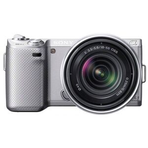 ソニー SONY ミラーレス一眼カメラ α NEX-5N ズームレンズキット シルバー NEX-5NK/S