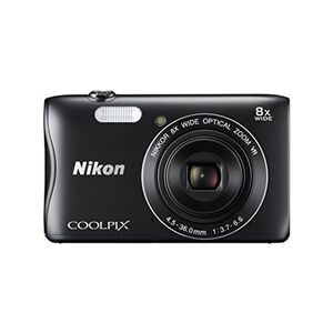 Nikon デジタルカメラ COOLPIX S3700 ブラック 光学8倍ズーム 2005万画素 S3700BK