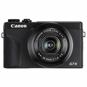 Canon コンパクトデジタルカメラ PowerShot G7 X Mark III ブラック 1.0型センサー/F1.8レンズ/光学4.2