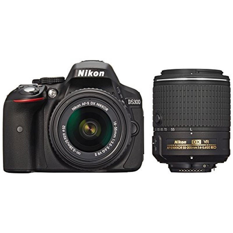 Nikon ニコン D5300 ダブルズームキット BLACK 一眼レフ+nikita.wp