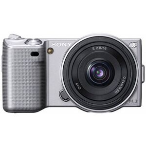 ソニー SONY デジタル一眼α NEX-5 薄型広角レンズキット シルバー NEX-5A/S