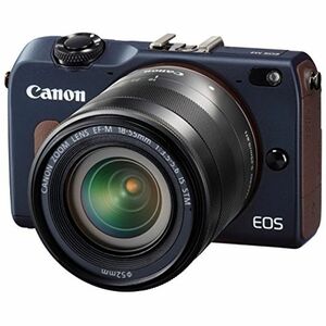 Canon ミラーレス一眼カメラ EOS M2 EF-M18-55 IS STM レンズキット (ベイブルー) EF-M18-55mm F3