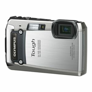 OLYMPUS デジタルカメラ TG-820 シルバー 10m防水 2m耐落下衝撃 -10℃耐低温 耐荷重100kg 1200万画素 裏面照
