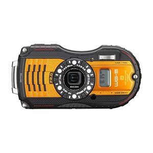 RICOH 防水デジタルカメラ WG-5GPS オレンジ 防水14m耐ショック2.2m耐寒-10度 RICOH WG-5GPSOR 0466