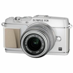 OLYMPUS ミラーレス一眼 PEN E-P5 14-42mm レンズキット(ビューファインダー VF-4セット) ホワイト E-P5 1