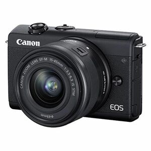 Canon ミラーレス一眼カメラ EOS M200 標準ズームキット ブラック EOSM200BK-1545ISSTMLK