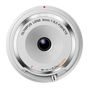 OLYMPUS ミラーレス一眼 9mm f8 フィッシュアイ ボディキャップレンズ ホワイト BCL-0980 WHT