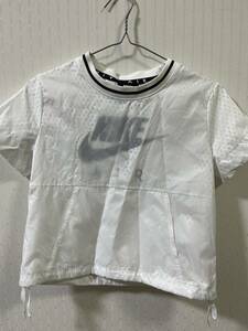 NIKE Nike AIR short sleeves T-shirt mesh Kids M man and woman use child girl man playing white lovely good-looking at prompt decision free shipping 