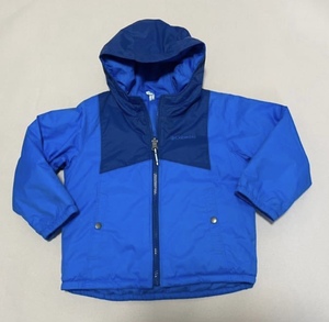 Columbia Colombia outer cotton inside jacket reversible blue blue nylon 3T 110 120 corresponding autumn winter Kids 