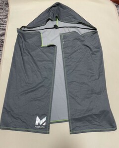  beautiful goods!MISSION HYDROACTIVE MAX hydro active Parker large size. sunshade shawl poncho gray 