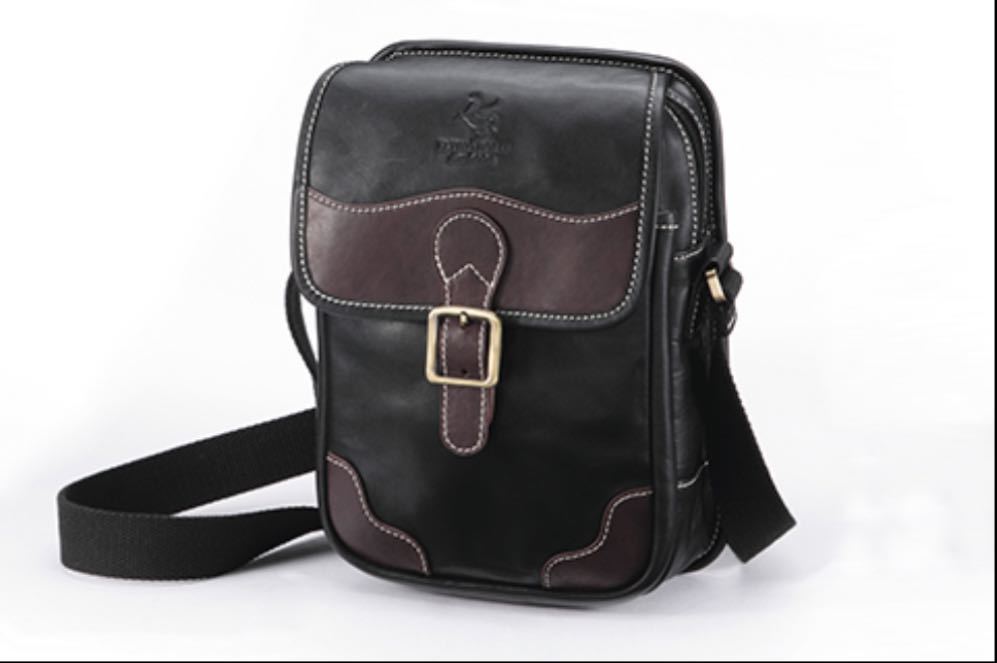 dunhill ダンヒル レザー ネックポーチ ウォレット ミニショルダー