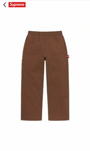 Supreme Double Knee Painter Sweatpant "Brown" XL